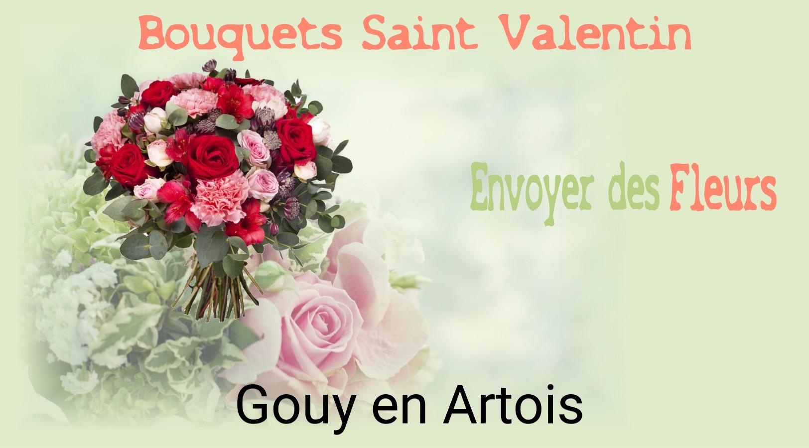 Roses de Saint-Valentin livrées à Gouy-en-Artois